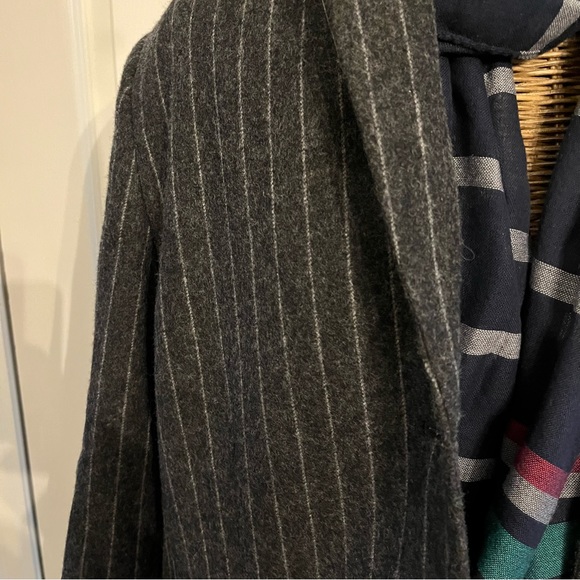 Classic Wool Blend Spring Coat, Sz L - Picture 7 of 12